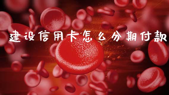 建设信用卡怎么分期付款_https://m.ycdhulan.com_理财产品_第1张