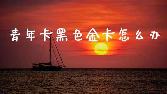 青年卡黑色金卡怎么办_https://m.ycdhulan.com_股市在线_第1张