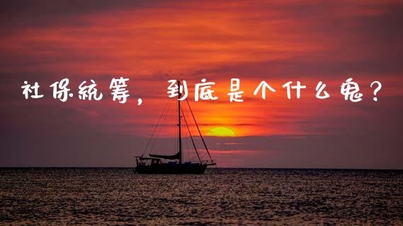 社保统筹，到底是个什么鬼？_https://m.ycdhulan.com_国际金融_第1张