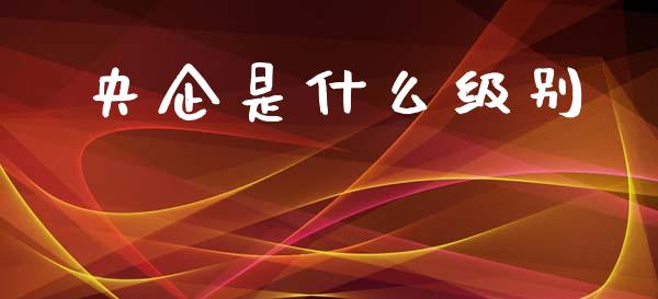 央企是什么级别_https://m.ycdhulan.com_股市在线_第1张
