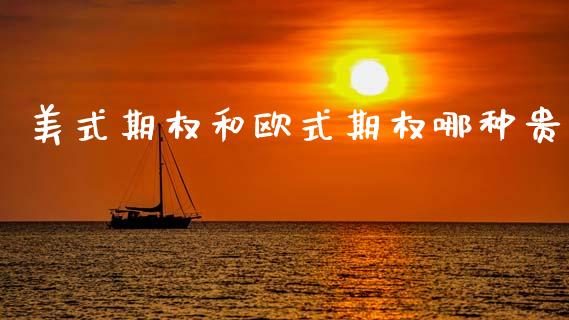 美式期权和欧式期权哪种贵_https://m.ycdhulan.com_理财产品_第1张