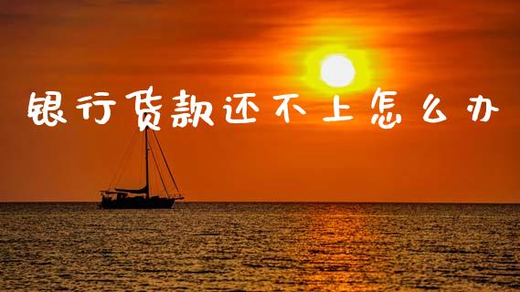 银行货款还不上怎么办_https://m.ycdhulan.com_国际金融_第1张
