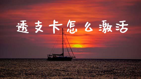 透支卡怎么激活_https://m.ycdhulan.com_财经要闻_第1张