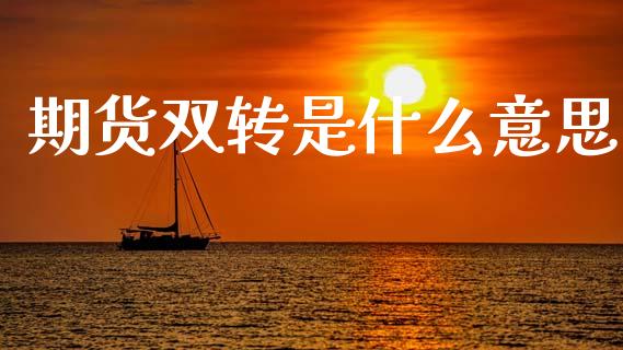 期货双转是什么意思_https://m.ycdhulan.com_国际金融_第1张