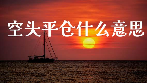 空头平仓什么意思_https://m.ycdhulan.com_理财产品_第1张