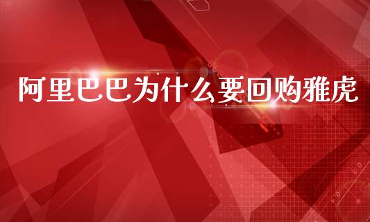阿里巴巴为什么要回购雅虎_https://m.ycdhulan.com_理财产品_第1张