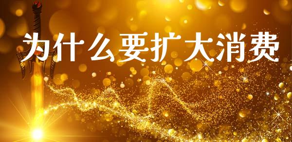 为什么要扩大消费_https://m.ycdhulan.com_股市在线_第1张