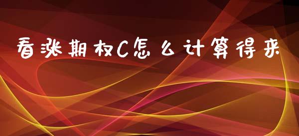 看涨期权C怎么计算得来_https://m.ycdhulan.com_期货交易_第1张