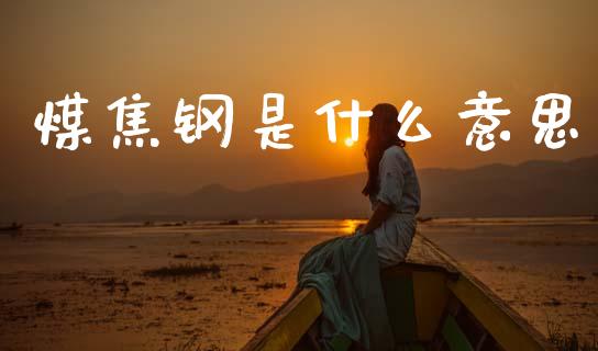 煤焦钢是什么意思_https://m.ycdhulan.com_证券新闻_第1张