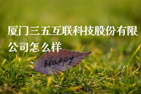 厦门三五互联科技股份有限公司怎么样_https://m.ycdhulan.com_国际金融_第1张
