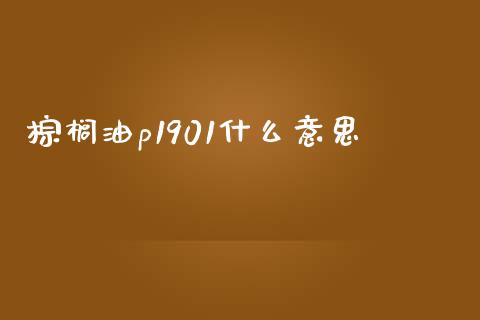 棕榈油p1901什么意思_期货交易_第1张_财经要闻_股市在线_理财产品_国际金融 棕榈油p1901什么意思_https://m.ycdhulan.com_期货交易_第1张