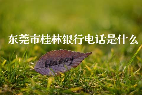 东莞市桂林银行电话是什么_https://m.ycdhulan.com_财经要闻_第1张