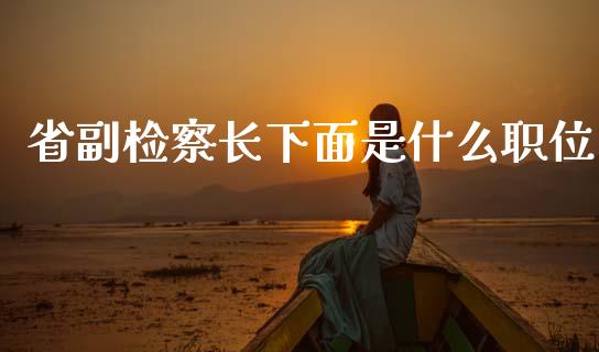 省副检察长下面是什么职位_https://m.ycdhulan.com_理财产品_第1张