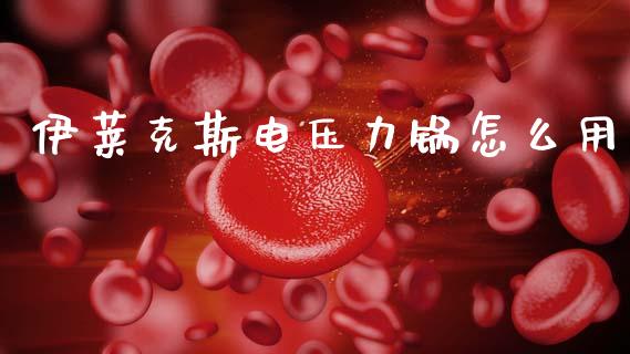 伊莱克斯电压力锅怎么用_https://m.ycdhulan.com_国际金融_第1张