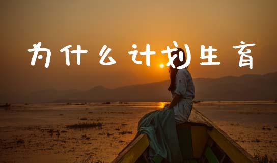 为什么计划生育_https://m.ycdhulan.com_国际金融_第1张