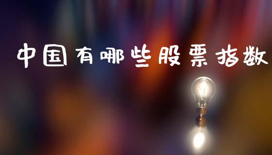 中国有哪些股票指数_https://m.ycdhulan.com_股市在线_第1张