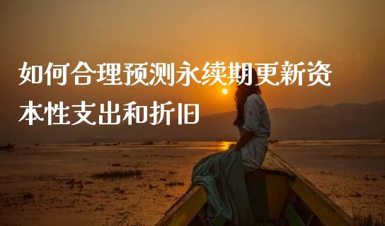 如何合理预测永续期更新资本性支出和折旧_https://m.ycdhulan.com_期货交易_第1张