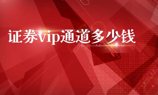 证券vip通道多少钱_https://m.ycdhulan.com_财经要闻_第1张