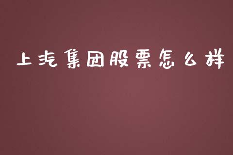 上汽集团股票怎么样_https://m.ycdhulan.com_股市在线_第1张