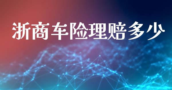 浙商车险理赔多少_https://m.ycdhulan.com_国际金融_第1张