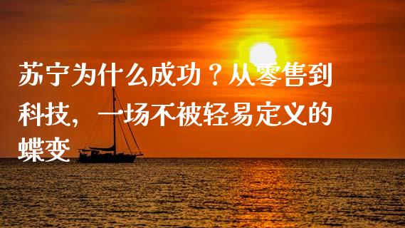 苏宁为什么成功？从零售到科技，一场不被轻易定义的蝶变_https://m.ycdhulan.com_证券新闻_第1张