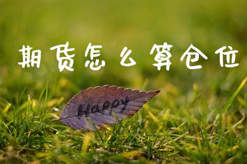 期货怎么算仓位_https://m.ycdhulan.com_理财产品_第1张