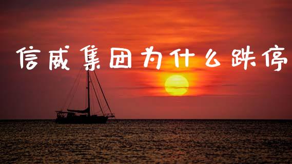 信威集团为什么跌停_https://m.ycdhulan.com_期货交易_第1张