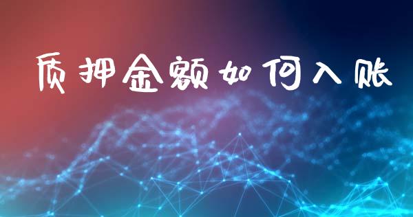质押金额如何入账_https://m.ycdhulan.com_财经要闻_第1张