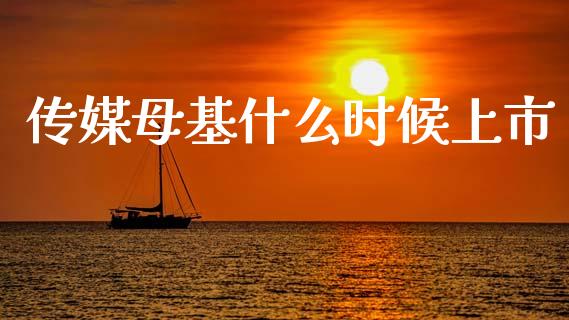 传媒母基什么时候上市_https://m.ycdhulan.com_国际金融_第1张