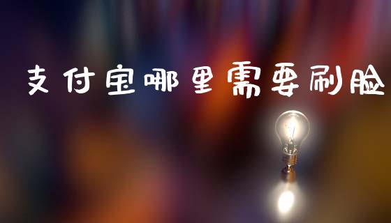支付宝哪里需要刷脸_https://m.ycdhulan.com_国际金融_第1张