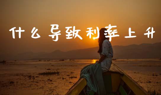 什么导致利率上升_https://m.ycdhulan.com_股市在线_第1张