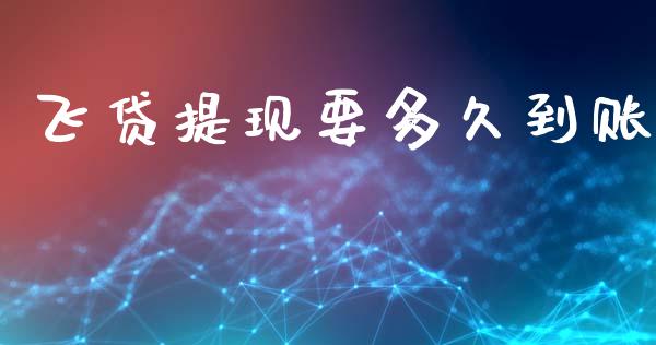 飞贷提现要多久到账_https://m.ycdhulan.com_证券新闻_第1张