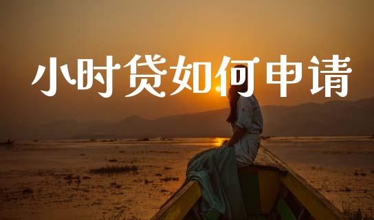 小时贷如何申请_https://m.ycdhulan.com_股市在线_第1张