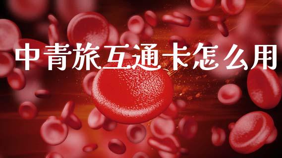 中青旅互通卡怎么用_https://m.ycdhulan.com_理财产品_第1张