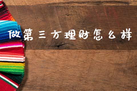 做第三方理财怎么样_https://m.ycdhulan.com_财经要闻_第1张