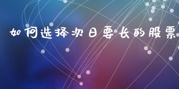 如何选择次日要长的股票_https://m.ycdhulan.com_理财产品_第1张