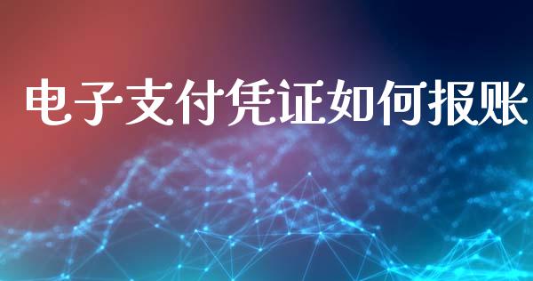 电子支付凭证如何报账_https://m.ycdhulan.com_股市在线_第1张