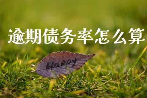 逾期债务率怎么算_https://m.ycdhulan.com_国际金融_第1张