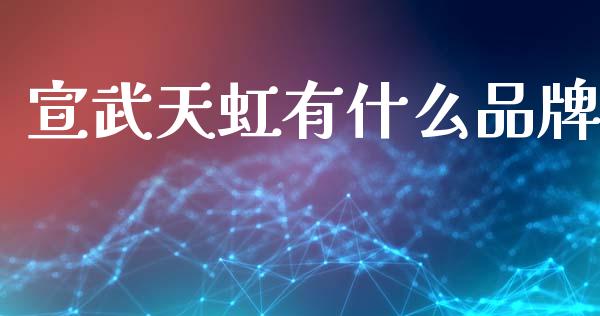 宣武天虹有什么品牌_https://m.ycdhulan.com_财经要闻_第1张