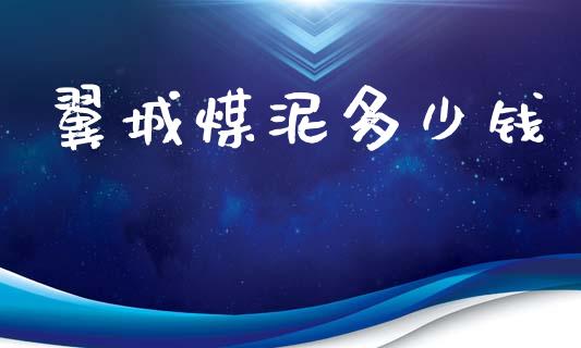 翼城煤泥多少钱_https://m.ycdhulan.com_国际金融_第1张