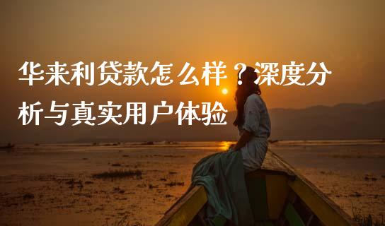 华来利贷款怎么样？深度分析与真实用户体验_https://m.ycdhulan.com_国际金融_第1张