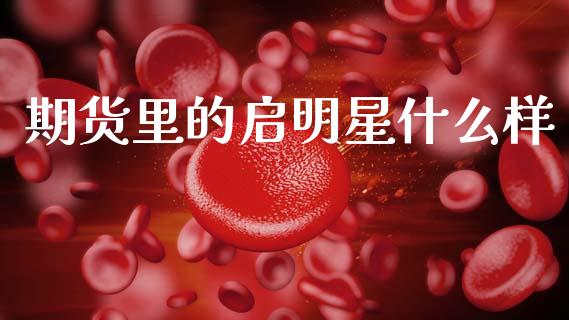 期货里的启明星什么样_https://m.ycdhulan.com_股市在线_第1张