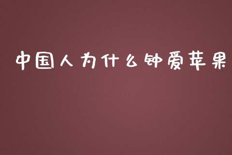 中国人为什么钟爱苹果_https://m.ycdhulan.com_财经要闻_第1张