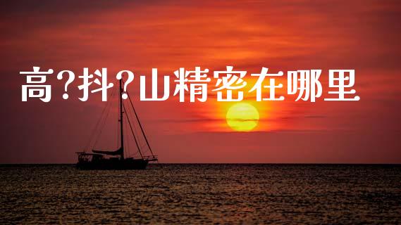 高?抖?山精密在哪里_https://m.ycdhulan.com_国际金融_第1张