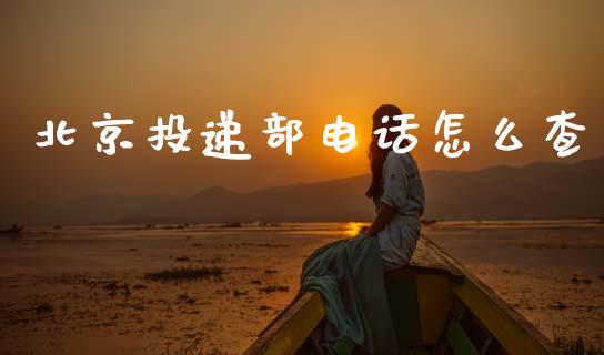 北京投递部电话怎么查_https://m.ycdhulan.com_国际金融_第1张