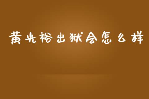 黄光裕出狱会怎么样_https://m.ycdhulan.com_证券新闻_第1张