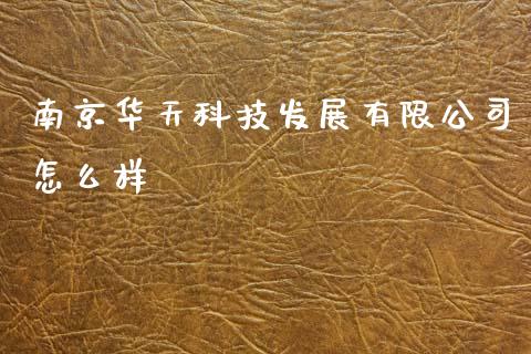 南京华天科技发展有限公司怎么样_https://m.ycdhulan.com_国际金融_第1张