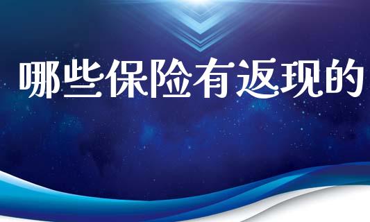哪些保险有返现的_https://m.ycdhulan.com_证券新闻_第1张