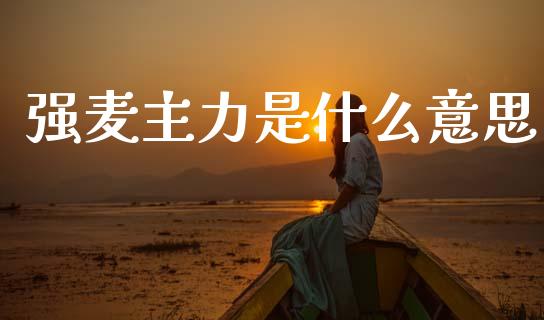 强麦主力是什么意思_证券新闻_第1张_财经要闻_股市在线_理财产品_国际金融 强麦主力是什么意思_https://m.ycdhulan.com_证券新闻_第1张