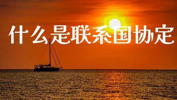 什么是联系国协定_https://m.ycdhulan.com_理财产品_第1张